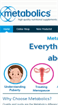 Mobile Screenshot of metabolics.com
